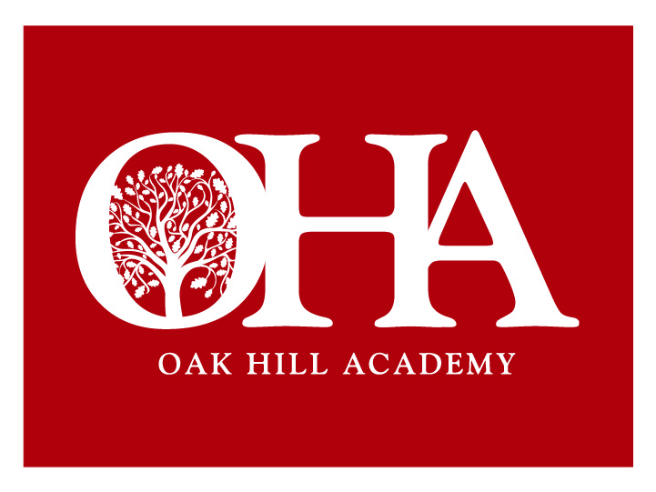 Oak Hill Academy logo red